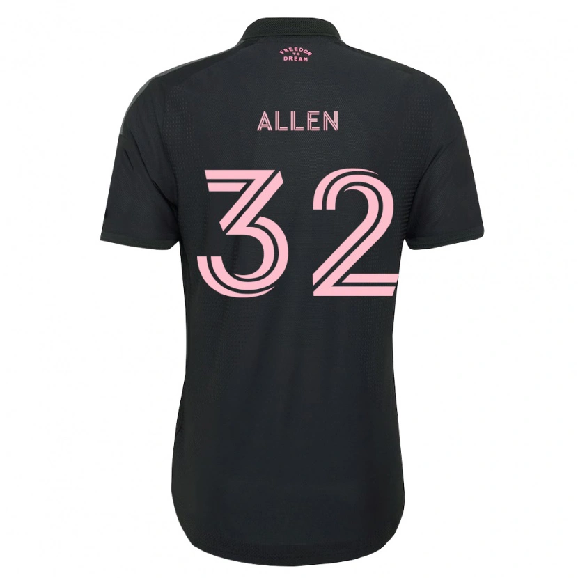 Danxen Homme Maillot Noah Allen #32 Rose Noir Blanc Tenues Extérieur 2026/27 T-Shirt