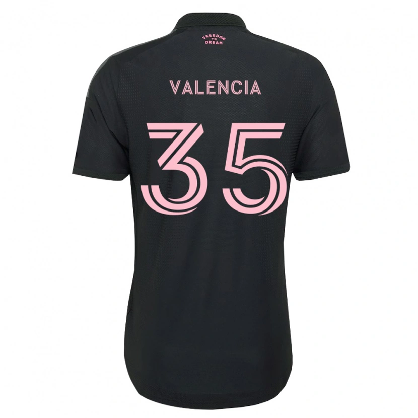 Danxen Homme Maillot Felipe Valencia #35 Rose Noir Blanc Tenues Extérieur 2026/27 T-Shirt