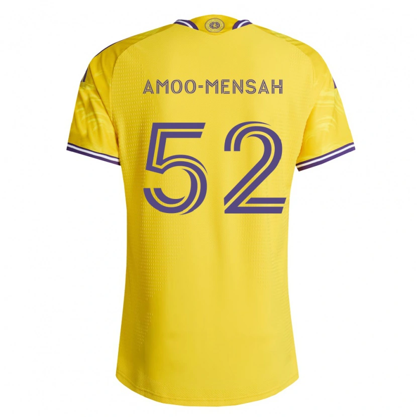 Danxen Homme Maillot Parker Amoo-Mensah #52 Jaune Violet Tenues Extérieur 2026/27 T-Shirt