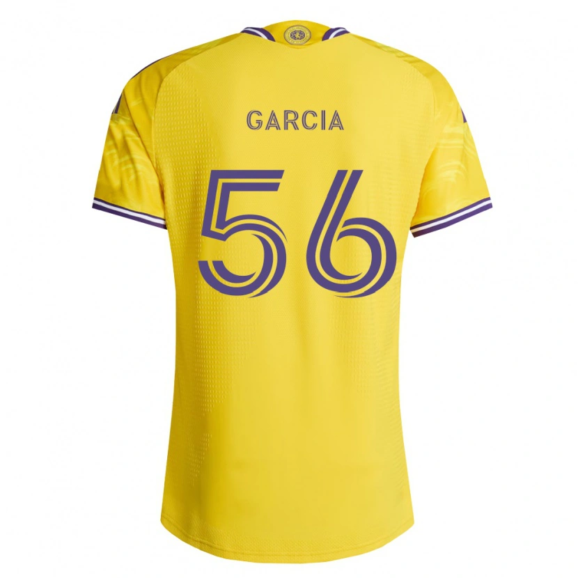 Danxen Homme Maillot Jakob Garcia #56 Jaune Violet Tenues Extérieur 2026/27 T-Shirt