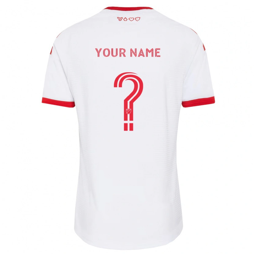 Danxen Homme Maillot Votre Nom #0 Blanc Rouge Noir Tenues Extérieur 2026/27 T-Shirt