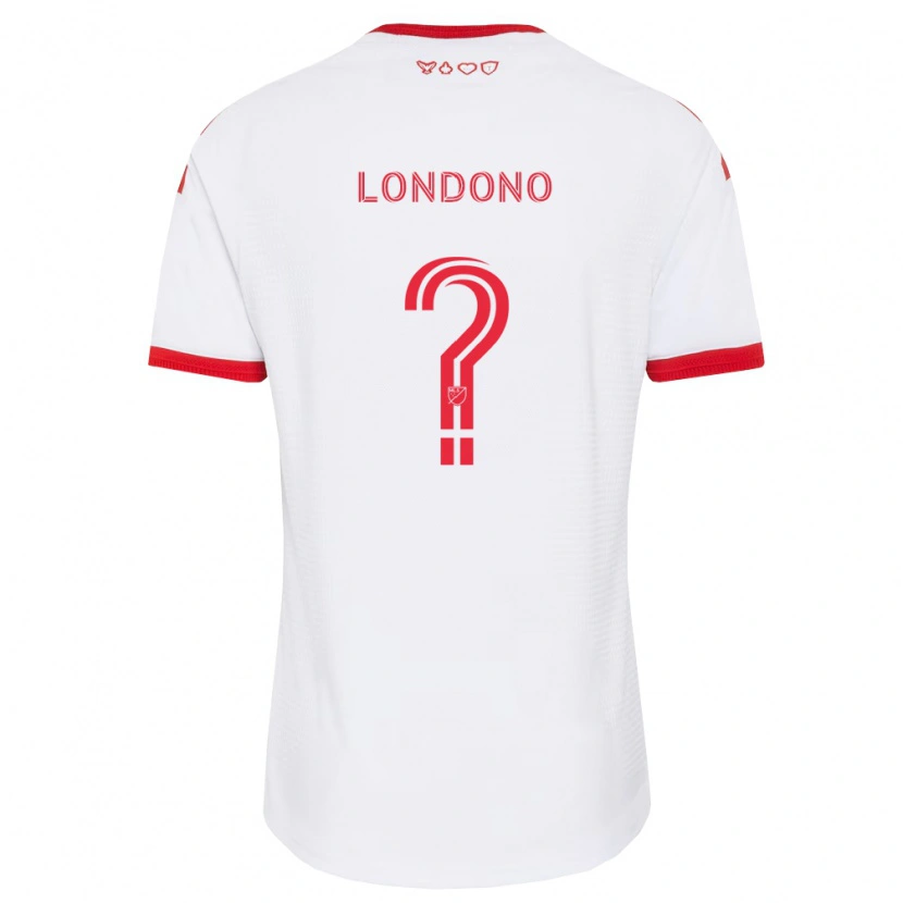Danxen Homme Maillot Tyler Londono #0 Blanc Rouge Noir Tenues Extérieur 2026/27 T-Shirt