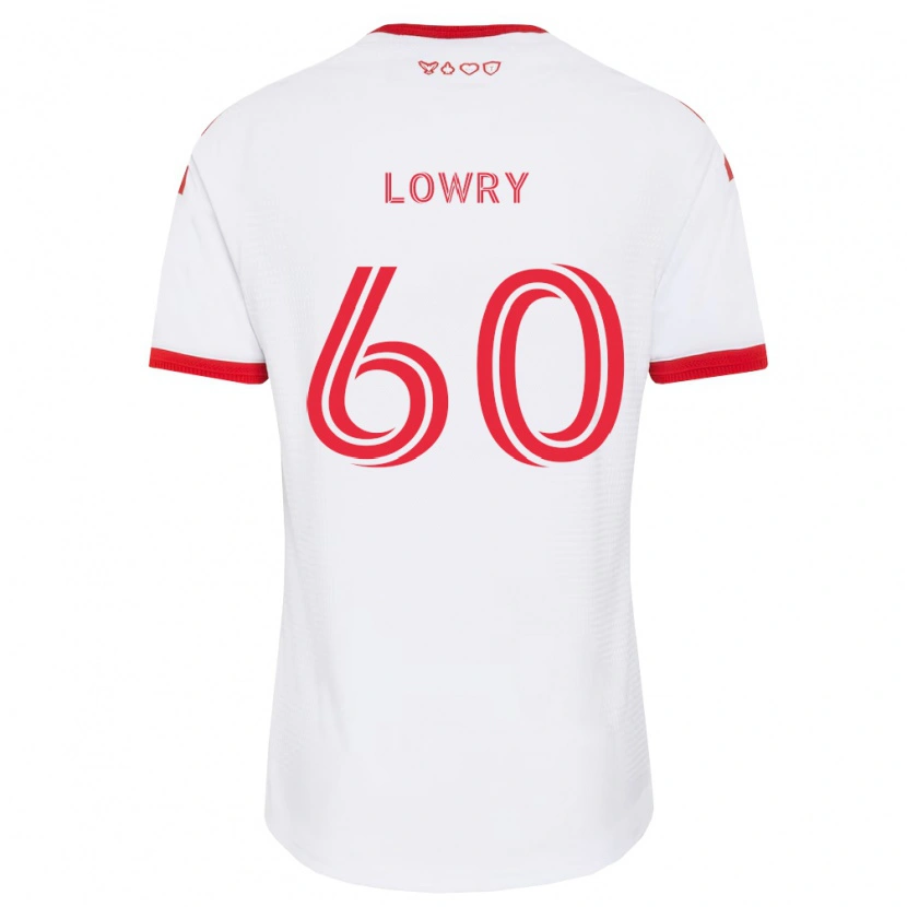 Danxen Homme Maillot Benjamin Lowry #60 Blanc Rouge Noir Tenues Extérieur 2026/27 T-Shirt