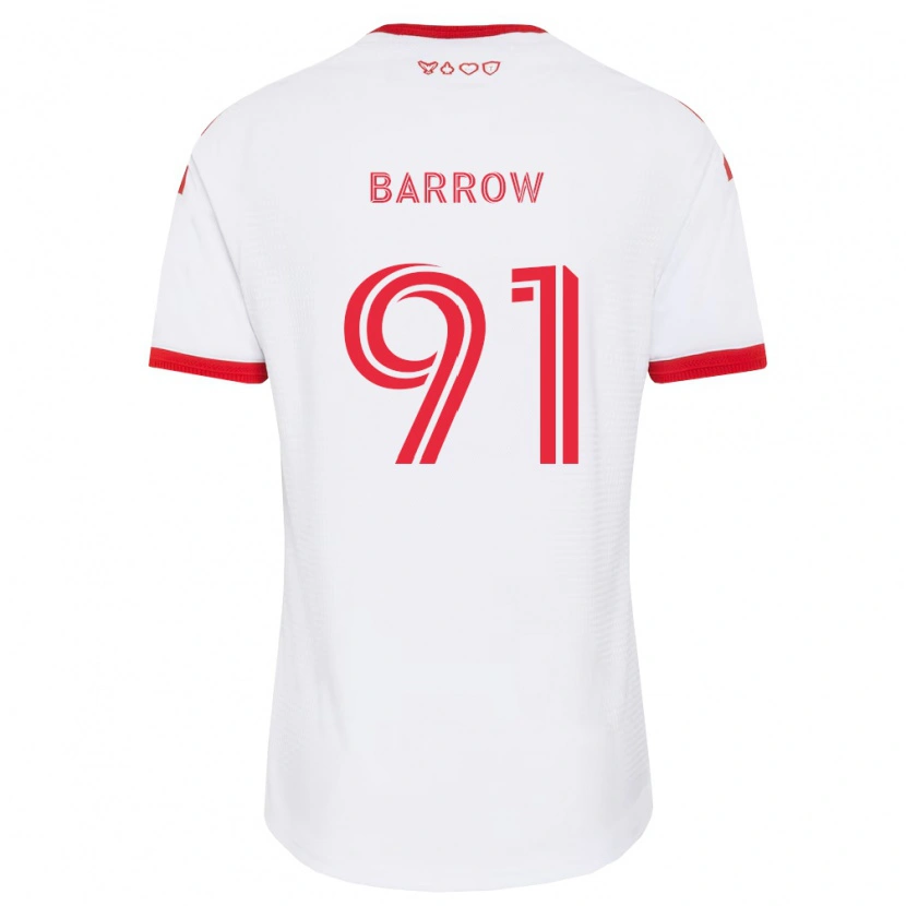 Danxen Homme Maillot Dékwon Barrow #91 Blanc Rouge Noir Tenues Extérieur 2026/27 T-Shirt