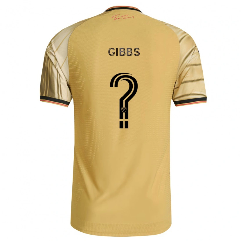 Danxen Homme Maillot Ryley Gibbs #0 Brun Jaune Noir Tenues Extérieur 2026/27 T-Shirt
