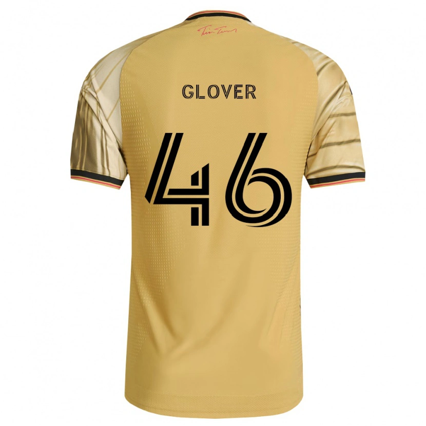 Danxen Homme Maillot Caden Glover #46 Brun Jaune Noir Tenues Extérieur 2026/27 T-Shirt