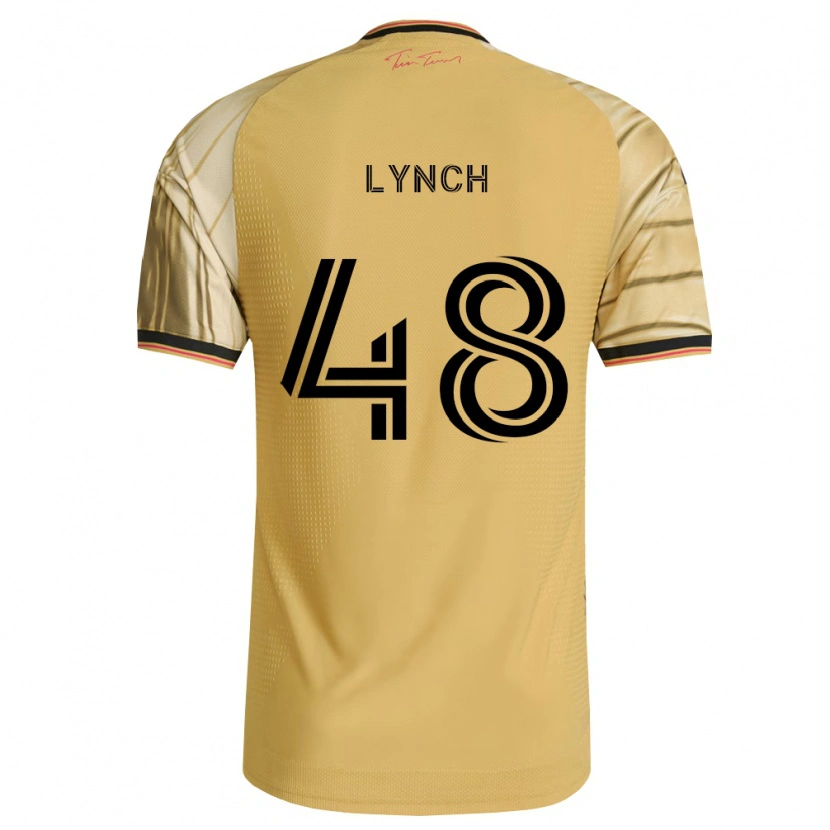Danxen Homme Maillot Riley Lynch #48 Brun Jaune Noir Tenues Extérieur 2026/27 T-Shirt