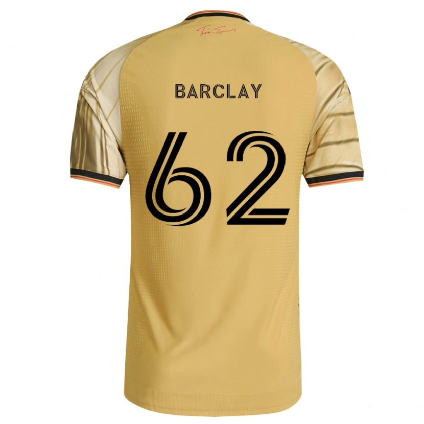 Danxen Homme Maillot Jemone Barclay #62 Brun Jaune Noir Tenues Extérieur 2026/27 T-Shirt