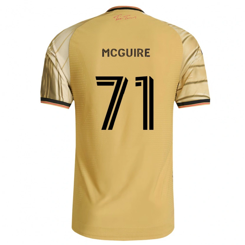 Danxen Homme Maillot Nolan Mcguire #71 Brun Jaune Noir Tenues Extérieur 2026/27 T-Shirt