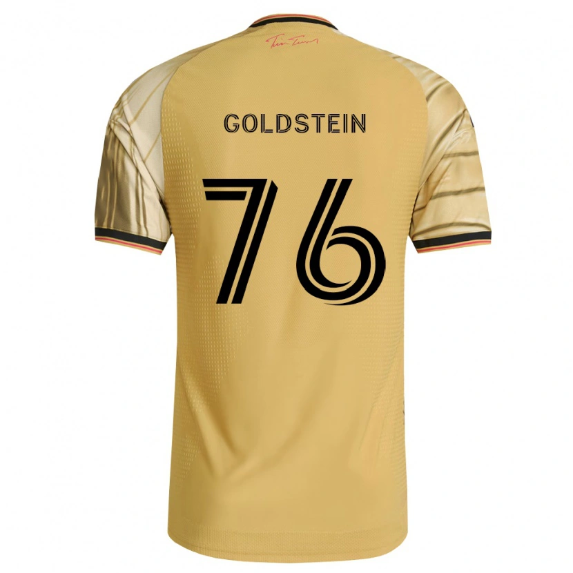 Danxen Homme Maillot Sam Goldstein #76 Brun Jaune Noir Tenues Extérieur 2026/27 T-Shirt