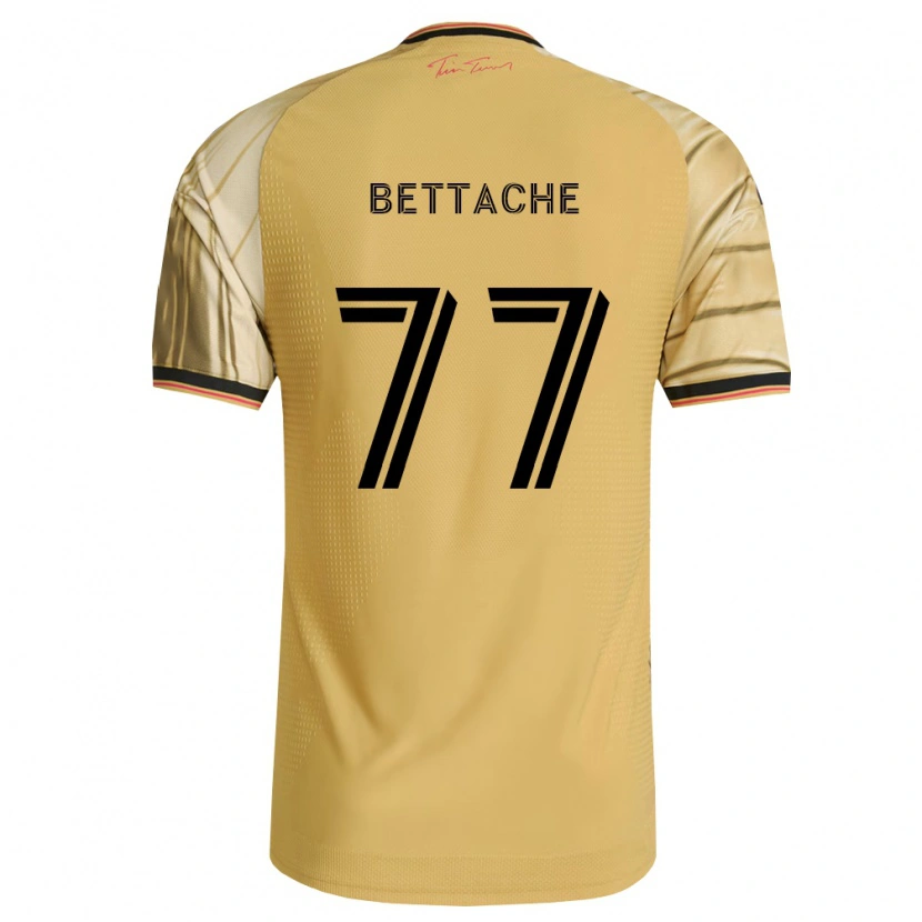 Danxen Homme Maillot Faysal Bettache #77 Brun Jaune Noir Tenues Extérieur 2026/27 T-Shirt