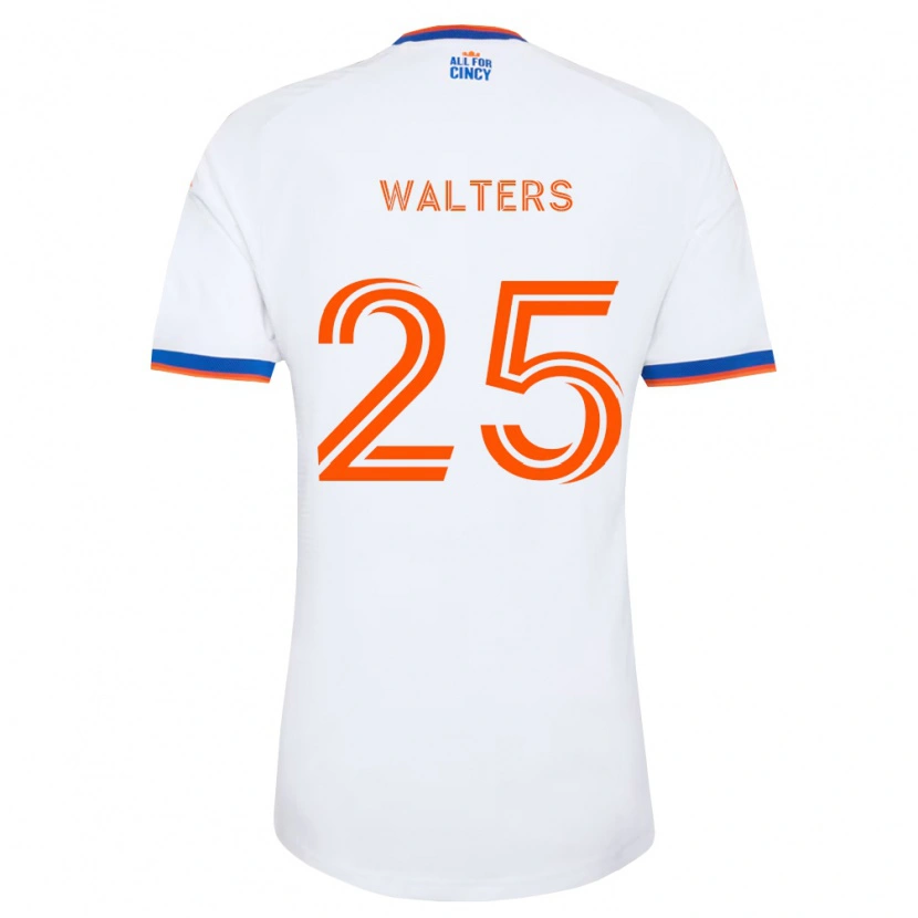 Danxen Homme Maillot Paul Walters #25 Blanc Bleu Marine Orange Tenues Extérieur 2026/27 T-Shirt
