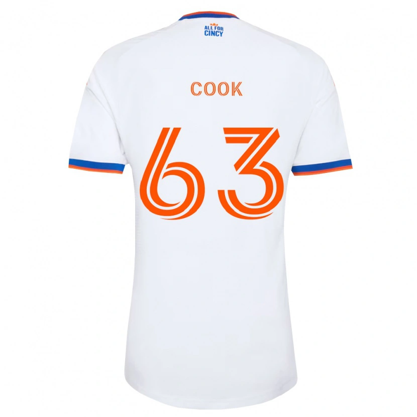 Danxen Homme Maillot Steel Cook #63 Blanc Bleu Marine Orange Tenues Extérieur 2026/27 T-Shirt