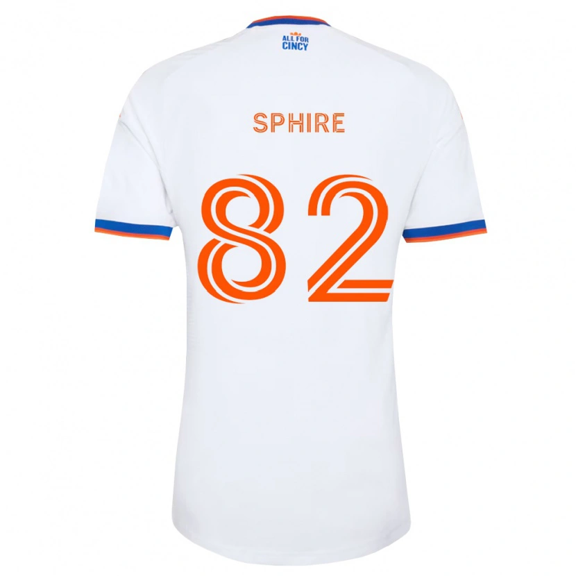 Danxen Homme Maillot Camden Sphire #82 Blanc Bleu Marine Orange Tenues Extérieur 2026/27 T-Shirt