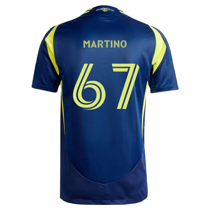 Danxen Homme Maillot Ben Martino #67 Jaune Bleu Marine Tenues Extérieur 2026/27 T-Shirt