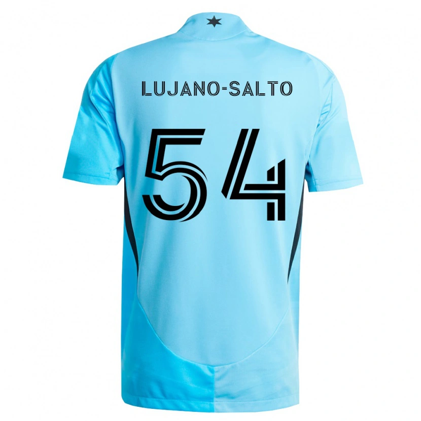 Danxen Homme Maillot Ramon Lujano-Salto #54 Bleu Clair Noir Tenues Extérieur 2026/27 T-Shirt