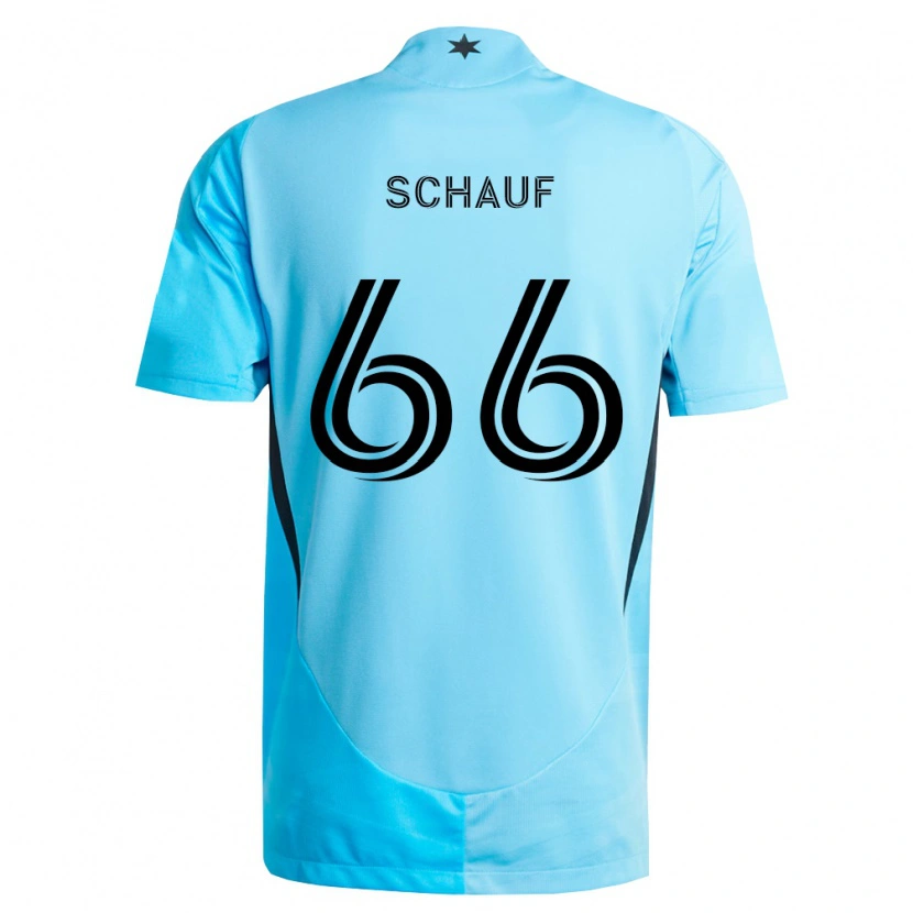 Danxen Homme Maillot Brody Schauf #66 Bleu Clair Noir Tenues Extérieur 2026/27 T-Shirt