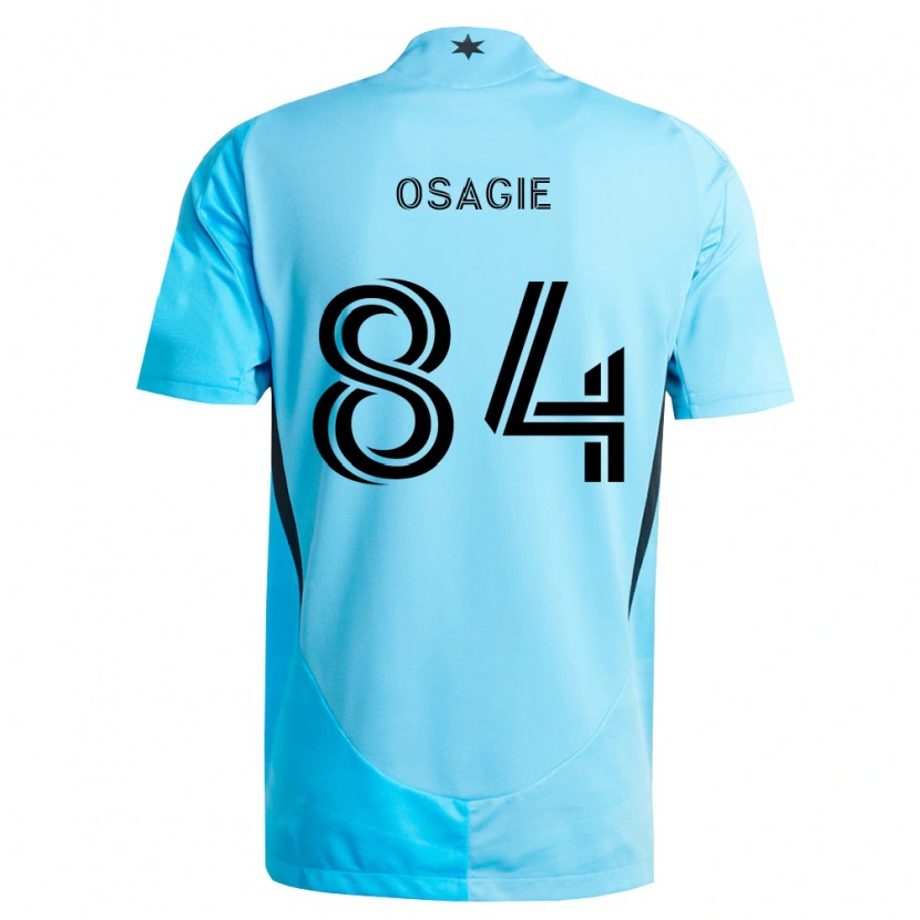 Danxen Homme Maillot Nosazena Osagie #84 Bleu Clair Noir Tenues Extérieur 2026/27 T-Shirt