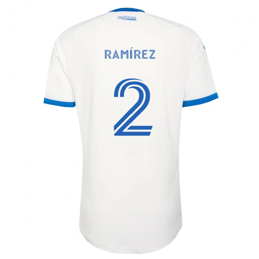 Danxen Homme Maillot Luis Ramírez #2 Bleu Ciel Blanc Tenues Extérieur 2026/27 T-Shirt