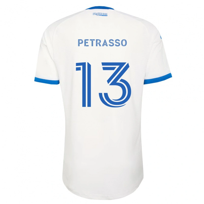 Danxen Homme Maillot Luca Petrasso #13 Bleu Ciel Blanc Tenues Extérieur 2026/27 T-Shirt