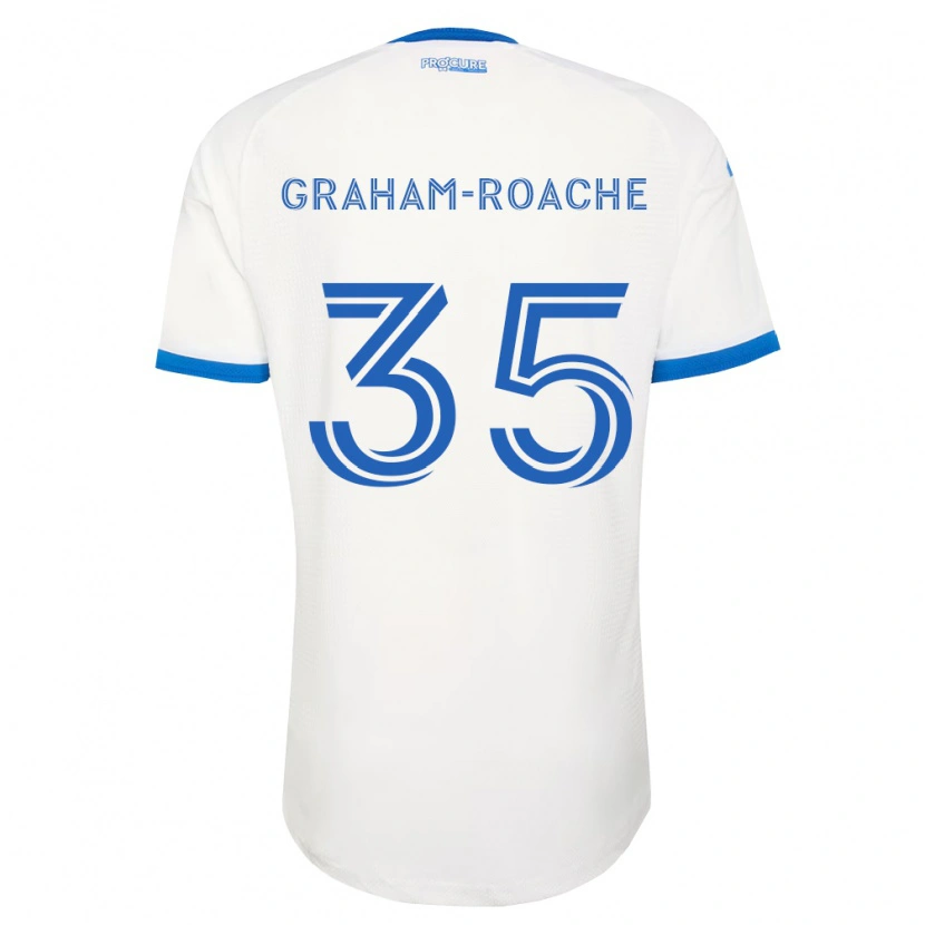 Danxen Homme Maillot Owen Graham-Roache #35 Bleu Ciel Blanc Tenues Extérieur 2026/27 T-Shirt