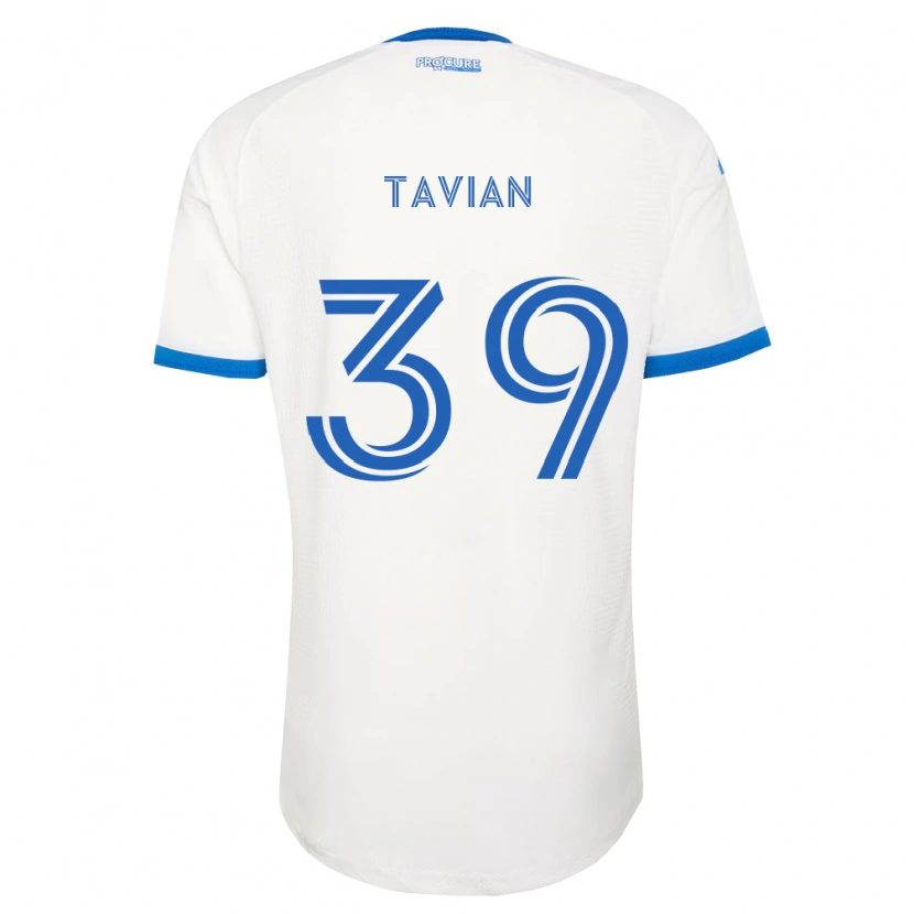 Danxen Homme Maillot Vandendort Tavian #39 Bleu Ciel Blanc Tenues Extérieur 2026/27 T-Shirt
