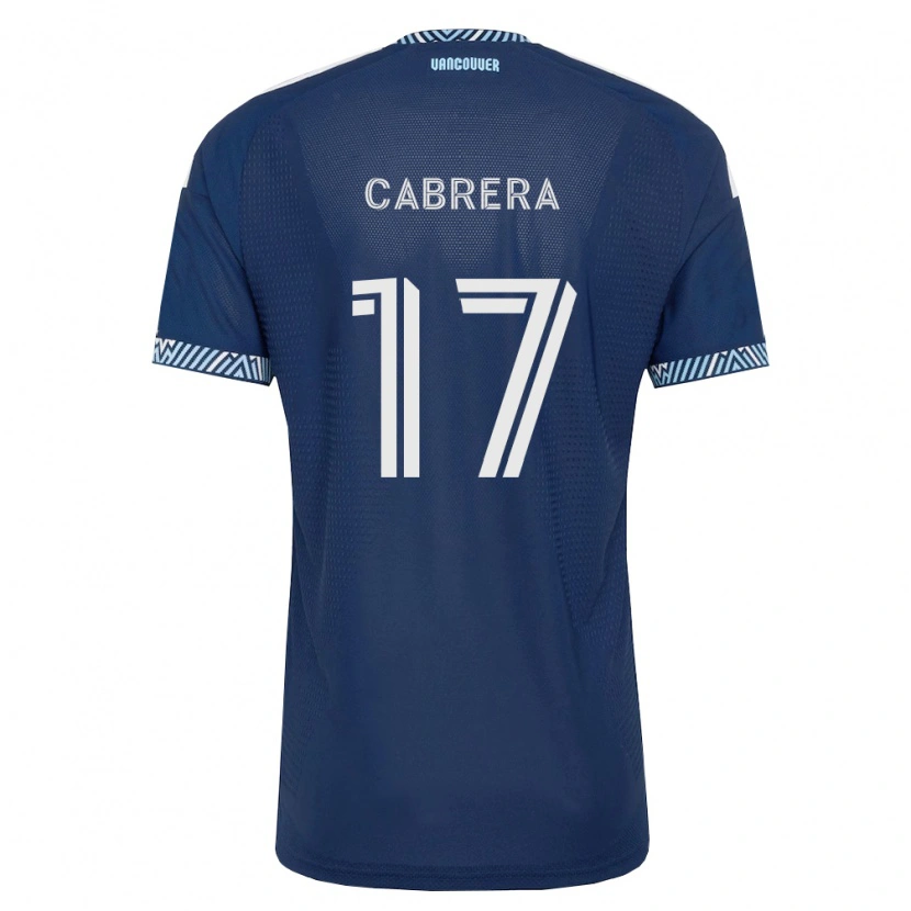 Danxen Homme Maillot Kenji Cabrera #17 Bleu Foncé Blanc Tenues Extérieur 2026/27 T-Shirt