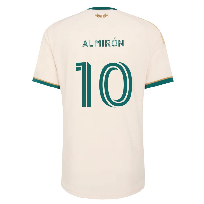 Danxen Homme Maillot Miguel Almirón #10 Vert Champagne Tenues Extérieur 2026/27 T-Shirt
