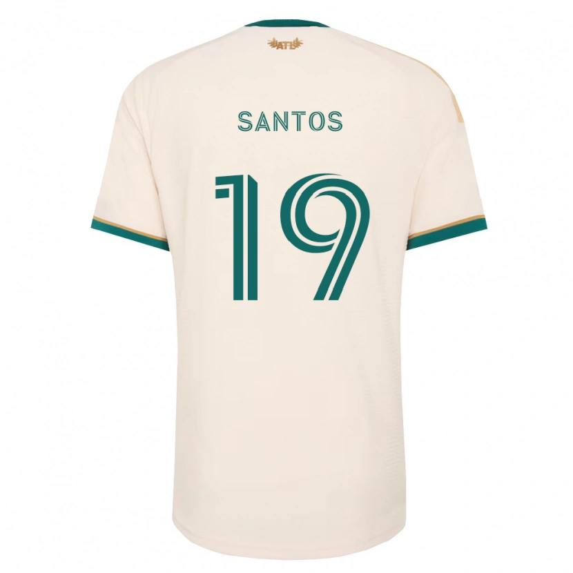 Danxen Homme Maillot Sergio Santos #19 Vert Champagne Tenues Extérieur 2026/27 T-Shirt