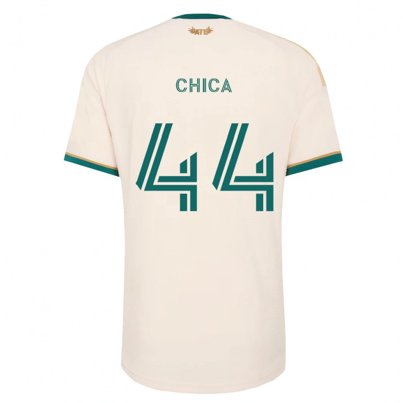 Danxen Homme Maillot Daniel Chica #44 Vert Champagne Tenues Extérieur 2026/27 T-Shirt