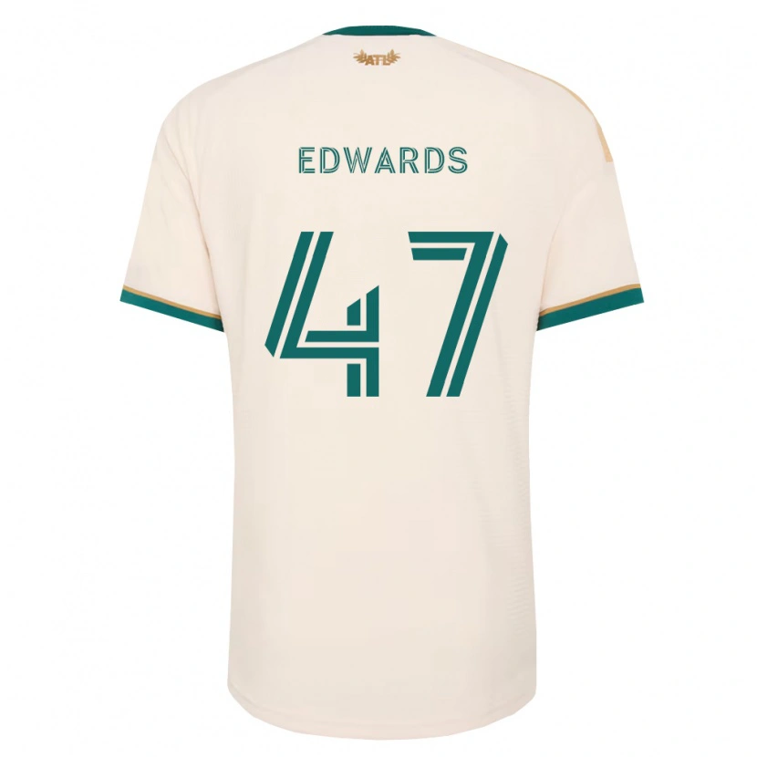 Danxen Homme Maillot Matthew Edwards #47 Vert Champagne Tenues Extérieur 2026/27 T-Shirt