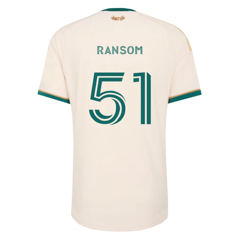 Danxen Homme Maillot Jonathan Ransom #51 Vert Champagne Tenues Extérieur 2026/27 T-Shirt