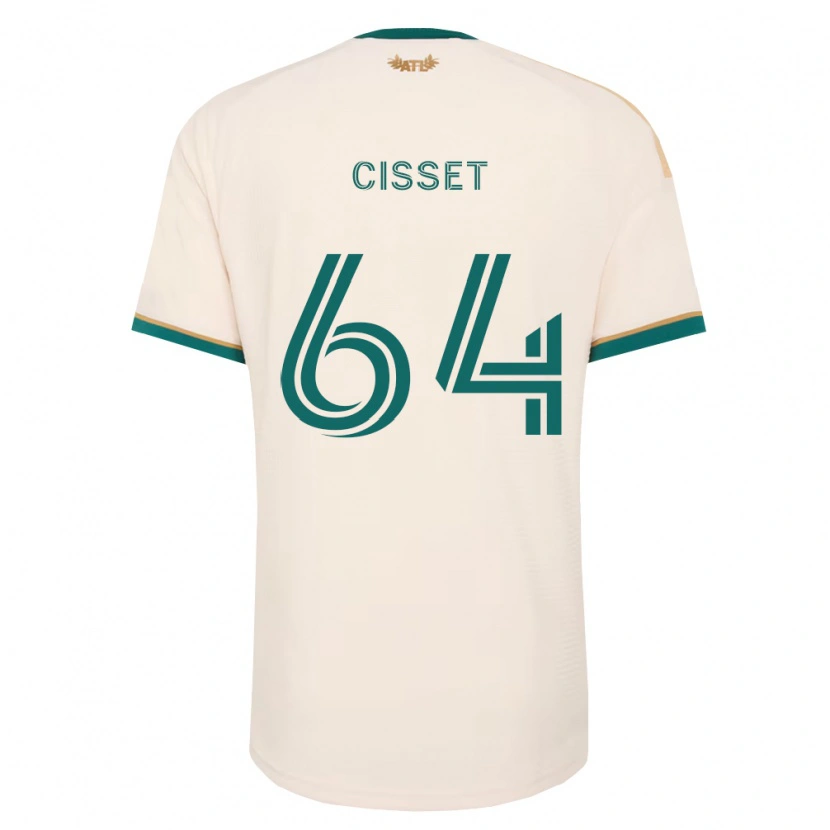Danxen Homme Maillot Mohamed Cisset #64 Vert Champagne Tenues Extérieur 2026/27 T-Shirt