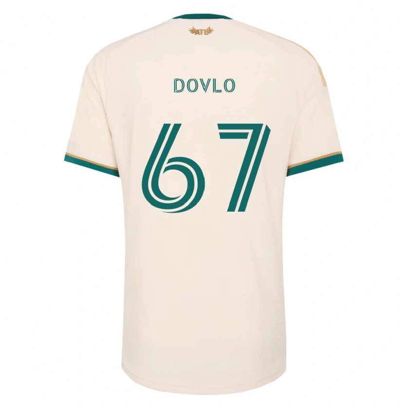 Danxen Homme Maillot Enzo Dovlo #67 Vert Champagne Tenues Extérieur 2026/27 T-Shirt