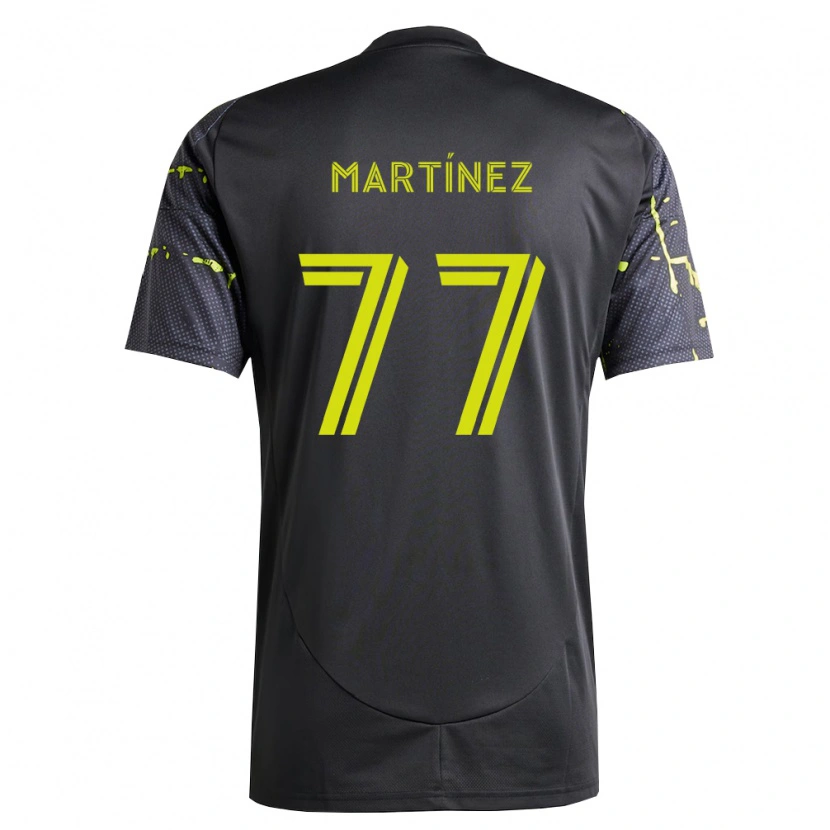 Danxen Homme Maillot Josef Martínez #77 Jaune Fluo Noir Tenues Extérieur 2026/27 T-Shirt