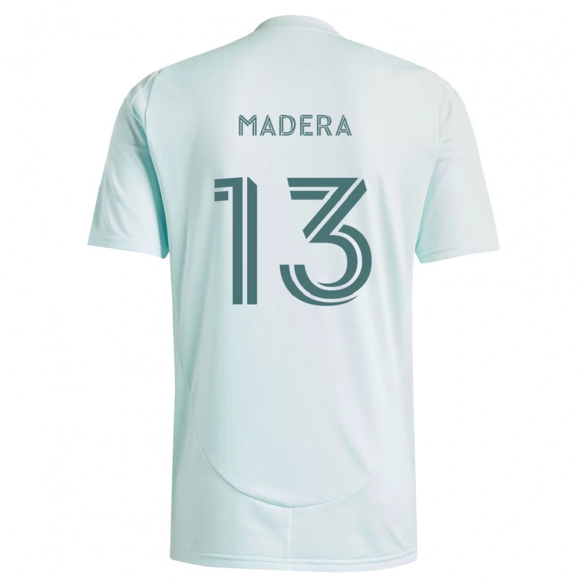 Danxen Homme Maillot Cristopher Madera #13 Blanc Vert Clair Tenues Extérieur 2026/27 T-Shirt