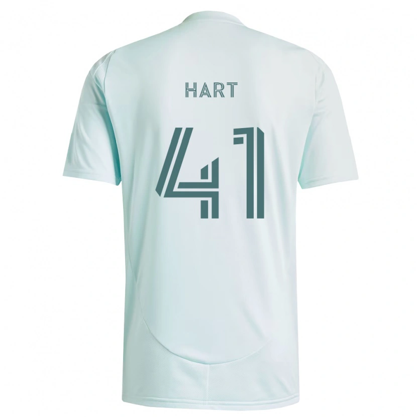 Danxen Homme Maillot Victor Hart #41 Blanc Vert Clair Tenues Extérieur 2026/27 T-Shirt