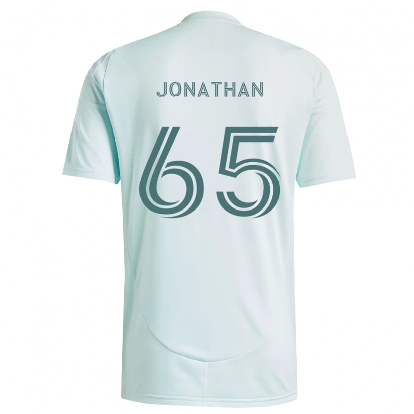 Danxen Homme Maillot Jonathan De La Fuente #65 Blanc Vert Clair Tenues Extérieur 2026/27 T-Shirt