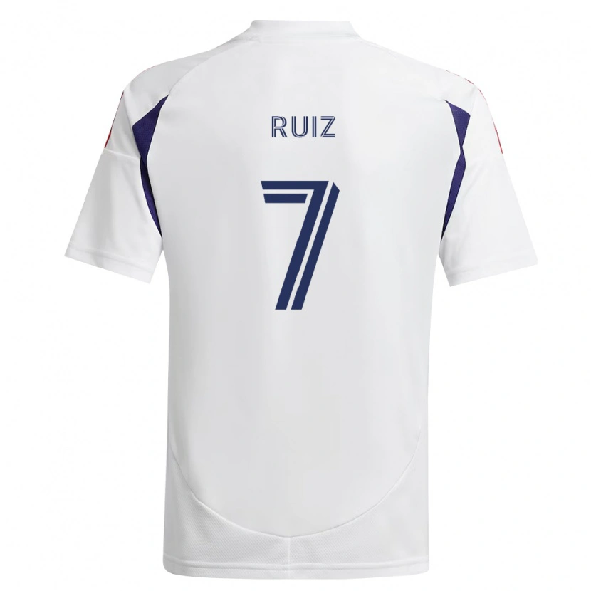 Danxen Homme Maillot Pablo Ruiz #7 Bleu Royal Rouge Marron Tenues Extérieur 2026/27 T-Shirt