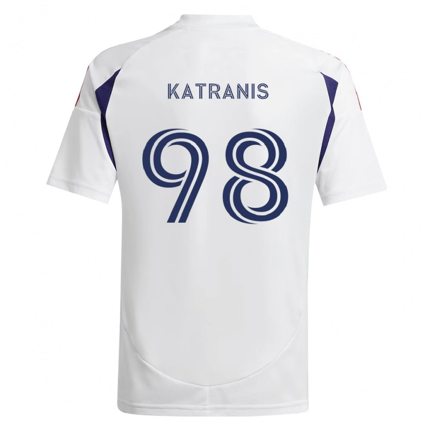 Danxen Homme Maillot Alexandros Katranis #98 Bleu Royal Rouge Marron Tenues Extérieur 2026/27 T-Shirt