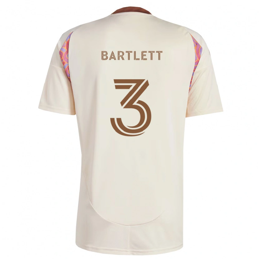 Danxen Homme Maillot Lucas Bartlett #3 Rose Blanc Cassé Tenues Extérieur 2026/27 T-Shirt