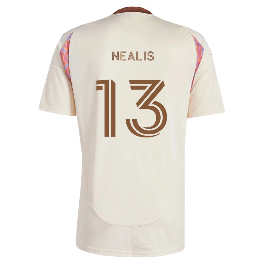 Danxen Homme Maillot Sean Nealis #13 Rose Blanc Cassé Tenues Extérieur 2026/27 T-Shirt