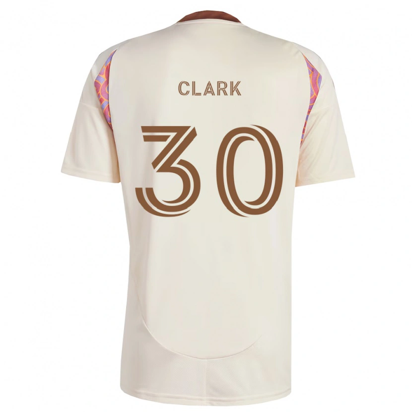 Danxen Homme Maillot Caden Clark #30 Rose Blanc Cassé Tenues Extérieur 2026/27 T-Shirt