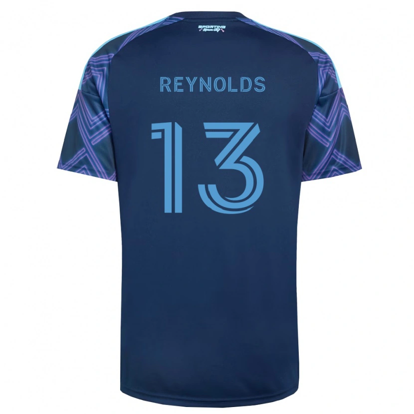 Danxen Homme Maillot Justin Reynolds #13 Bleu Royal Violet Tenues Extérieur 2026/27 T-Shirt