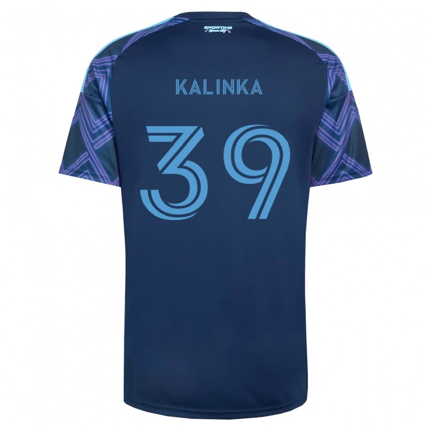 Danxen Homme Maillot Jaxson Kalinka #39 Bleu Royal Violet Tenues Extérieur 2026/27 T-Shirt
