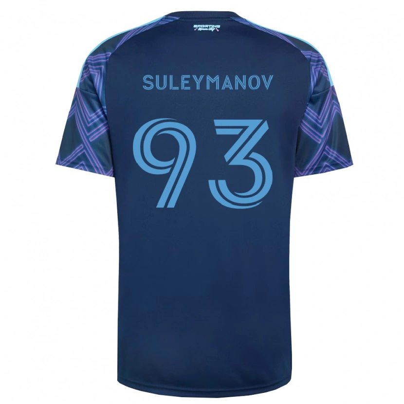 Danxen Homme Maillot Shapi Suleymanov #93 Bleu Royal Violet Tenues Extérieur 2026/27 T-Shirt