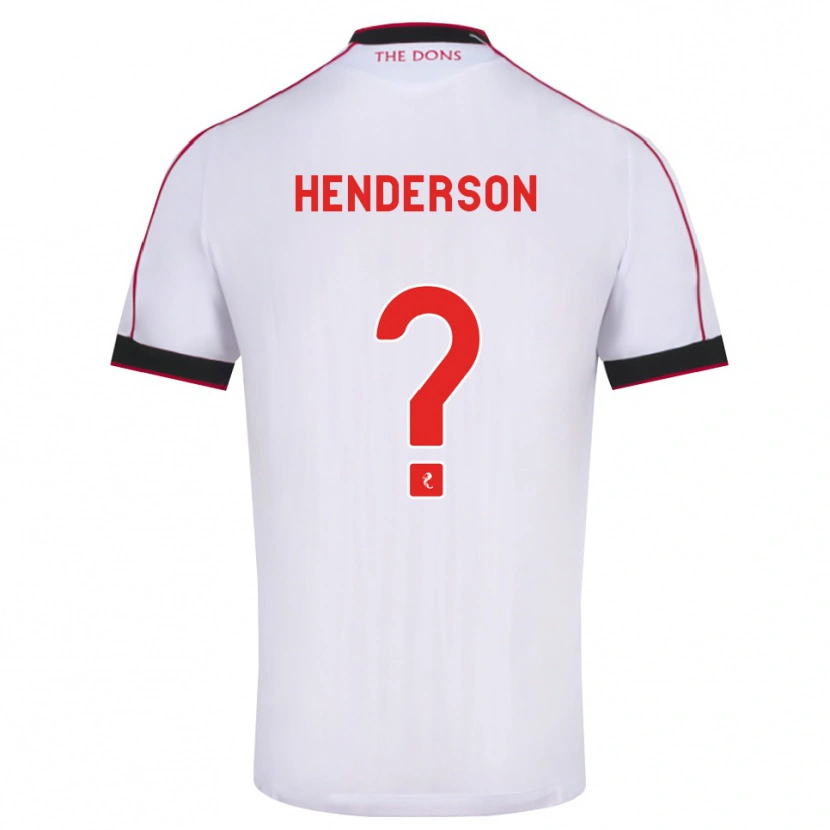 Danxen Homme Maillot Jay Henderson #0 Noir Rouge Blanc Tenues Extérieur 2026/27 T-Shirt