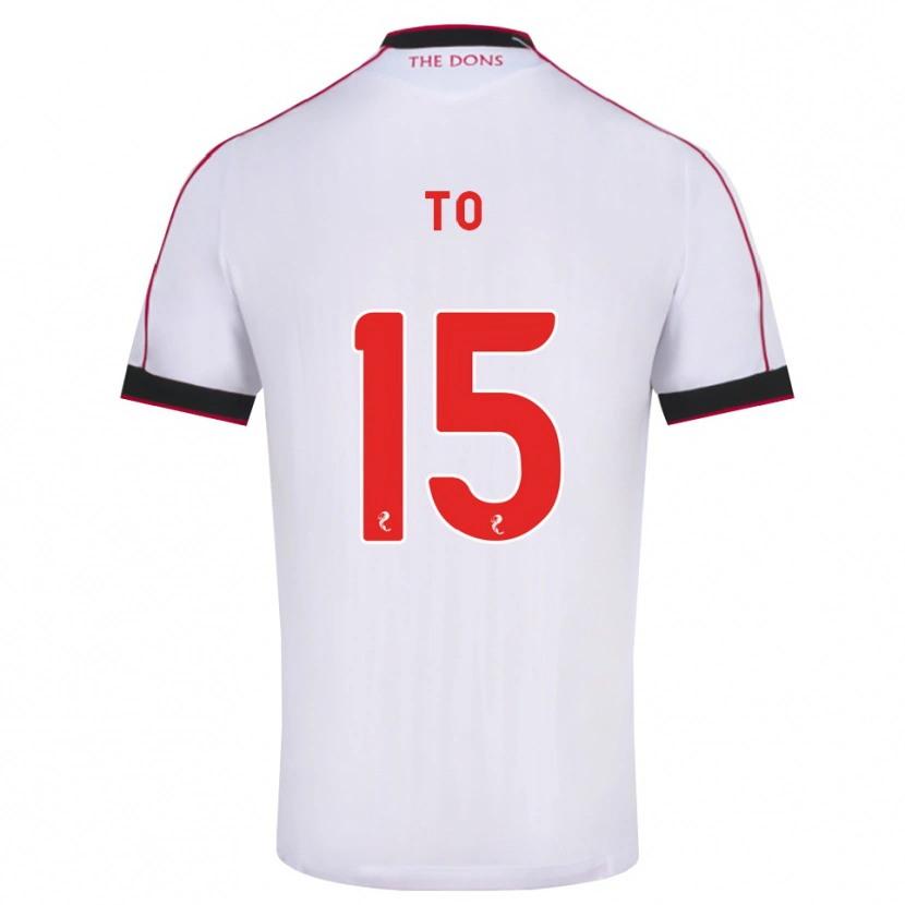 Danxen Homme Maillot Zack To #15 Noir Rouge Blanc Tenues Extérieur 2026/27 T-Shirt