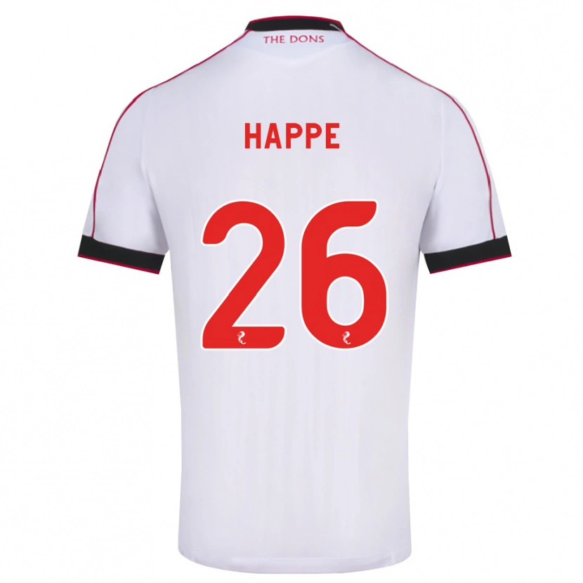Danxen Homme Maillot Dan Happe #26 Noir Rouge Blanc Tenues Extérieur 2026/27 T-Shirt