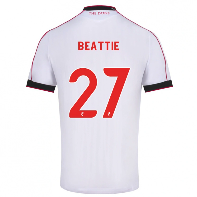 Danxen Homme Maillot Kerry Beattie #27 Noir Rouge Blanc Tenues Extérieur 2026/27 T-Shirt